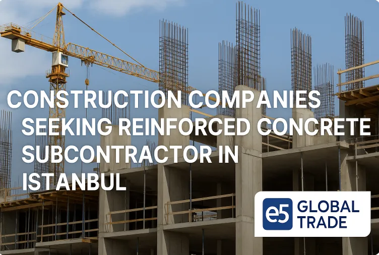 İstanbul’da Betonarme Taşeronu Arayan İnşaat Firmaları