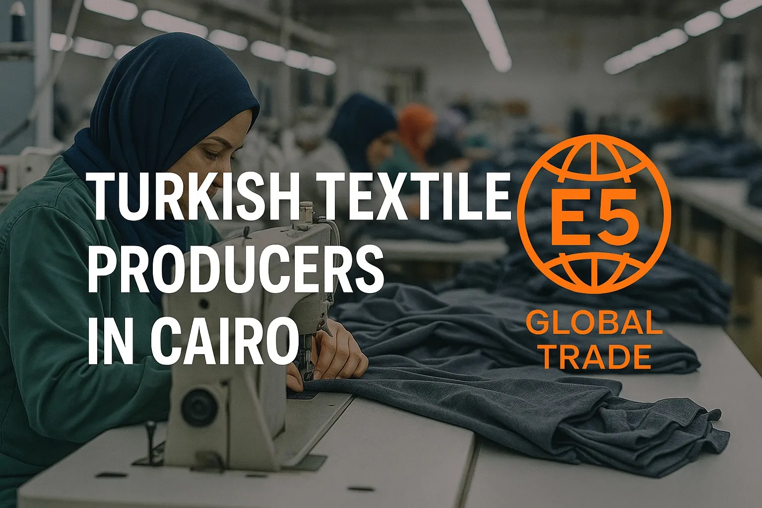 Mısır Kahire’de Türk tekstil üreticileri
