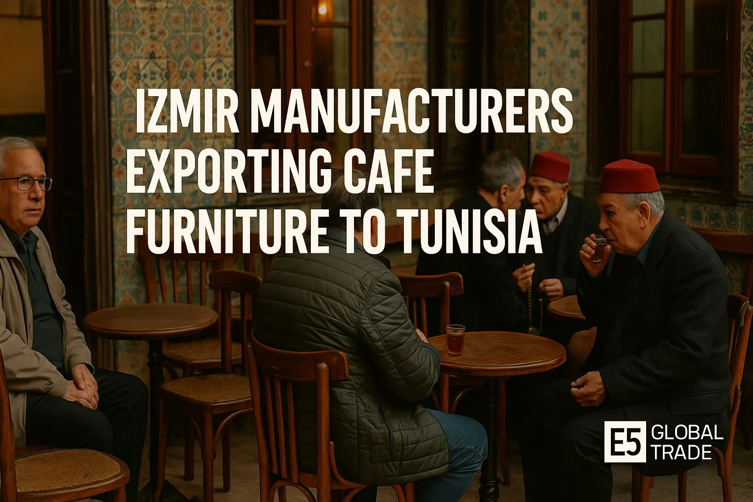 Tunus’a kafe mobilyası ihraç eden İzmir üreticileri: Kahvehane kültürü