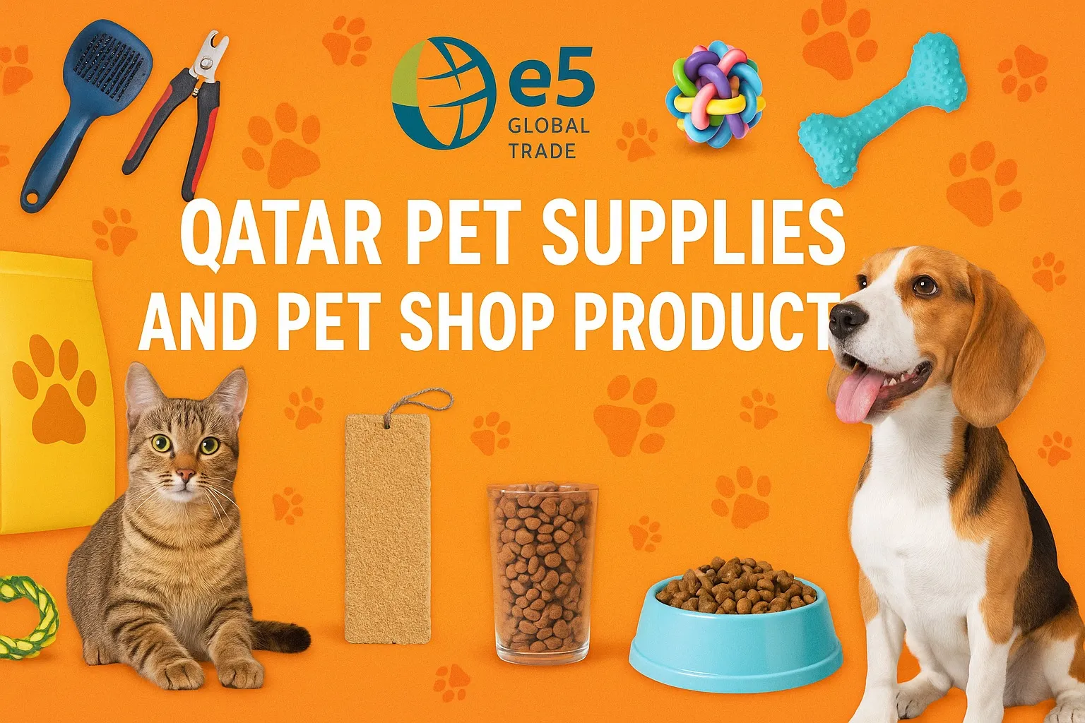 Produtos para animais de estimação e pet shop no Catar