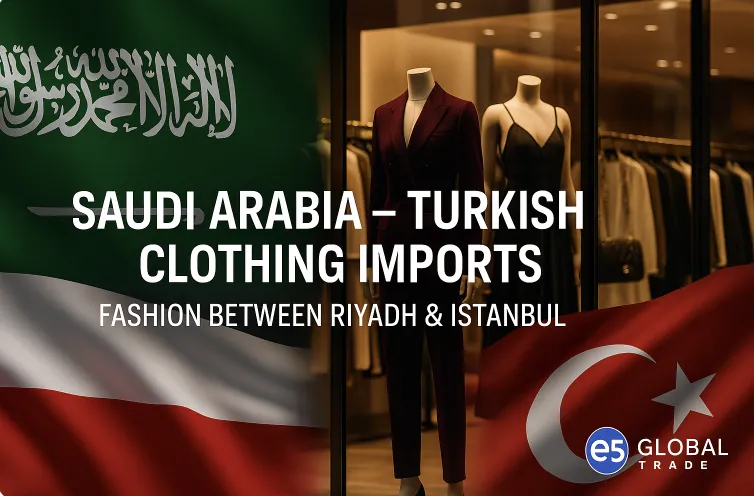 Importações de roupas da Turquia na Arábia Saudita: moda entre Riad e Istambul