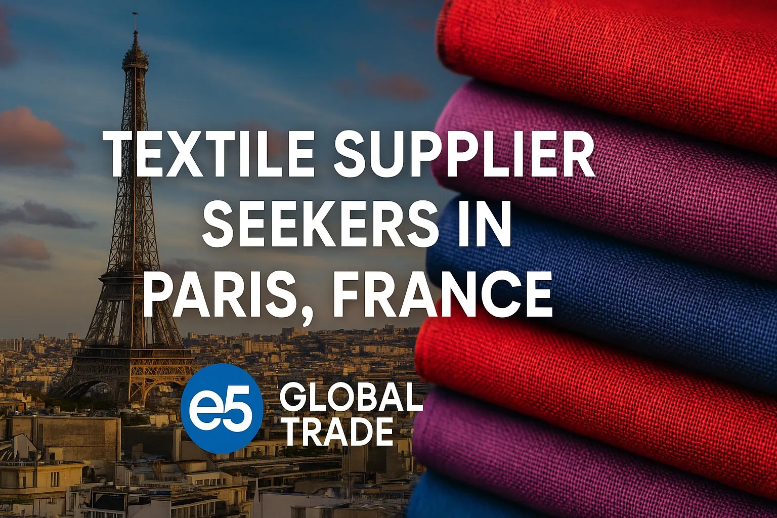 Fransa Paris’te tekstil tedarikçisi arayanlar