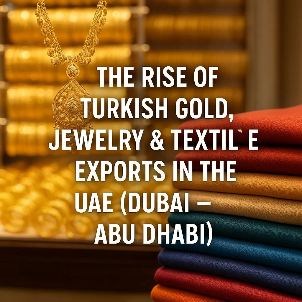 Birleşik Arap Emirlikleri’nde (Dubai – Abu Dhabi) Türk Altın, Mücevher ve Tekstil İhracatının Yükselişi