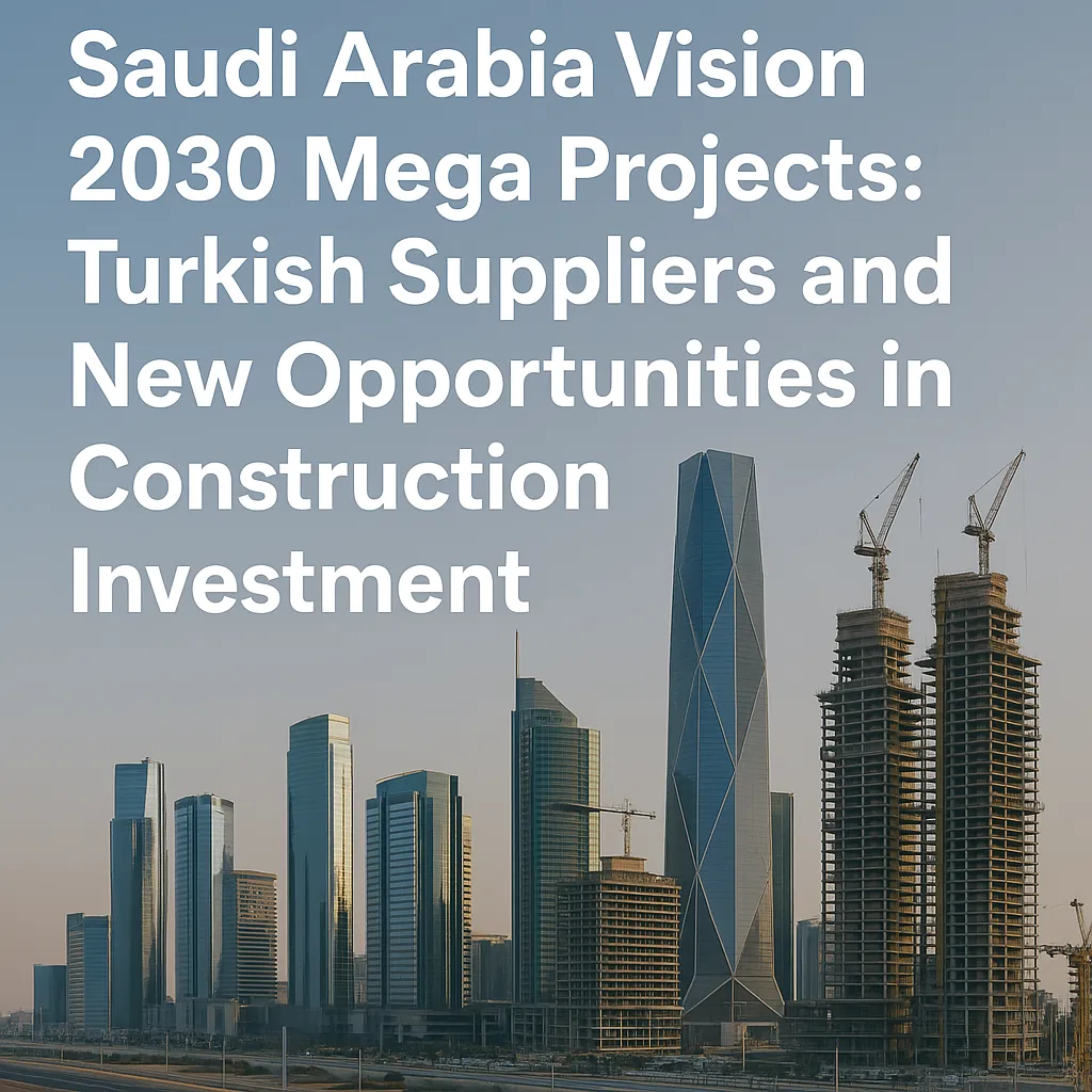 "Saudi Arabia’s Vision 2030 Mega Projects: Turkish Suppliers and New Opportunities in Construction Investment"