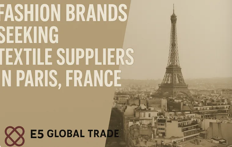 Fransa Paris’te Tekstil Tedarikçisi Arayan Moda Markaları: Türk Üreticiler İçin Kapılar Açıldı mı?
