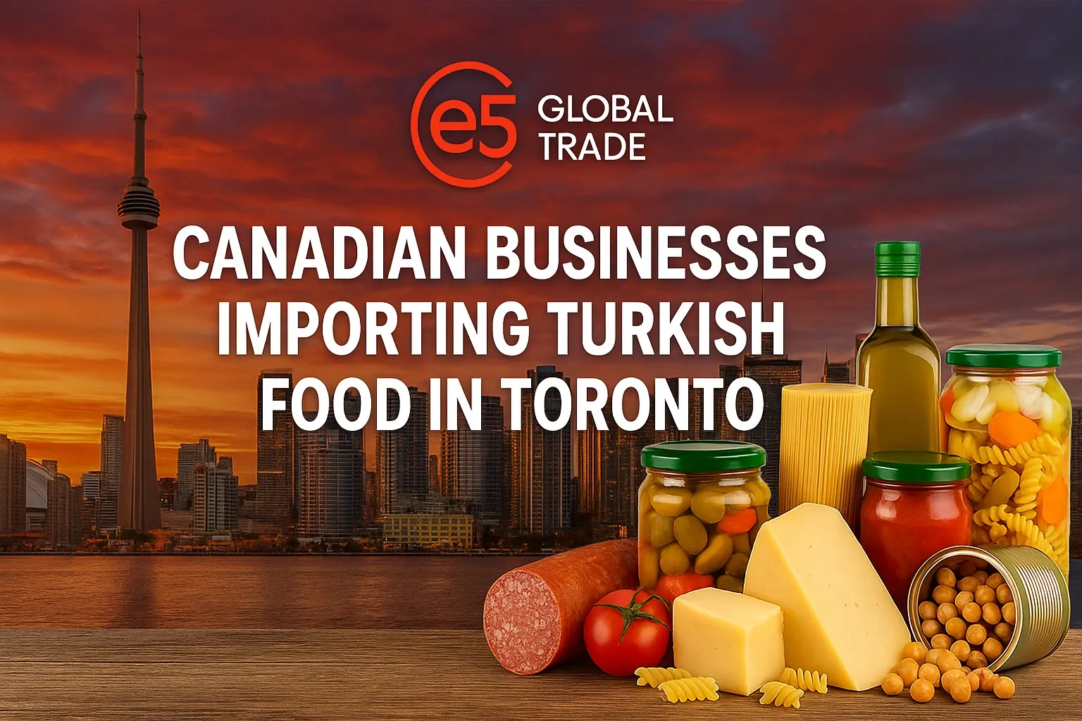 Kanada Toronto’da Türkiye menşeli gıda ithal edenler